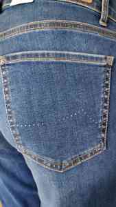 BRAX - Shakira mit Swarovski Krystalen Damen Stretch Jeanshose Blau
